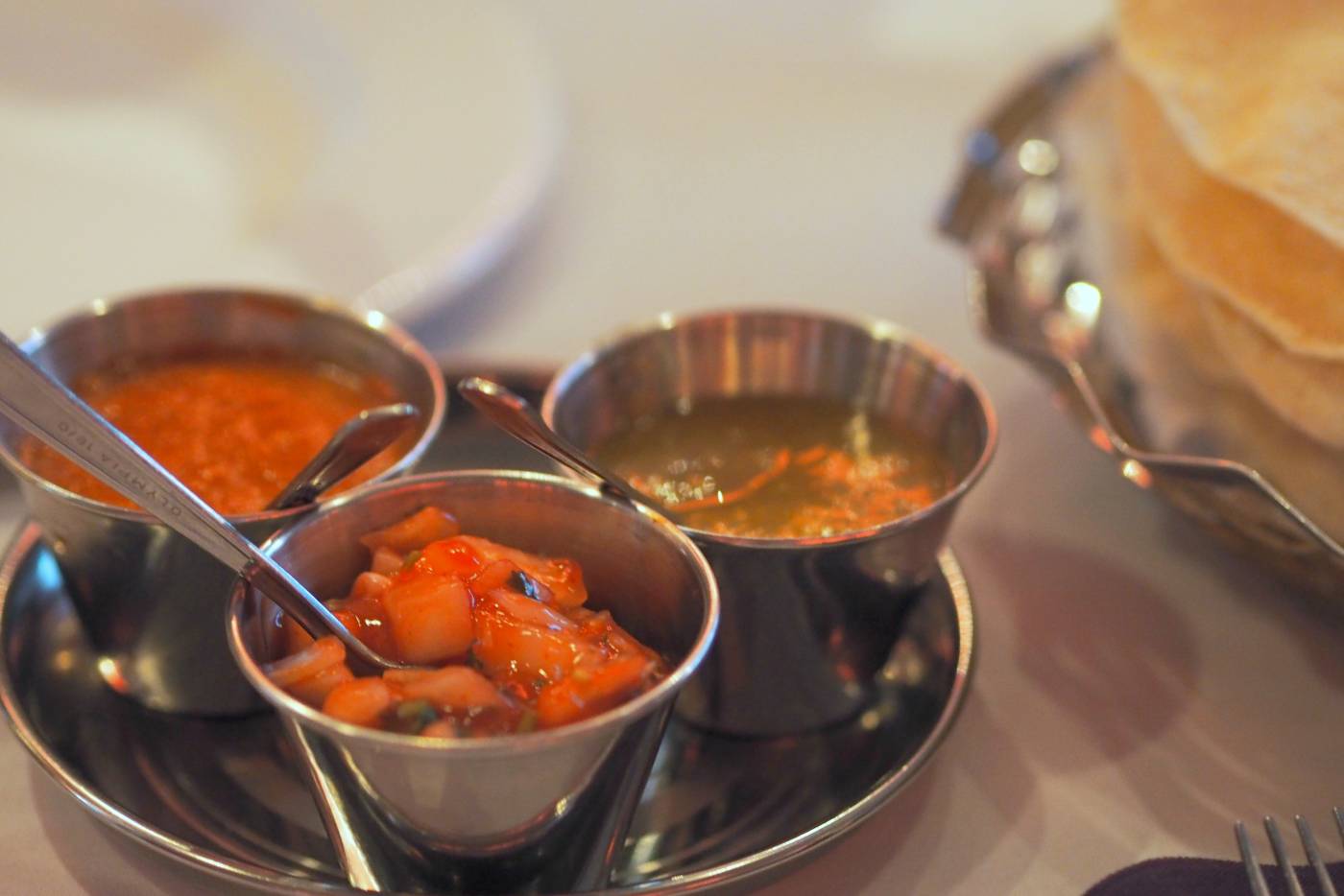 poppadom pickles maaya indian