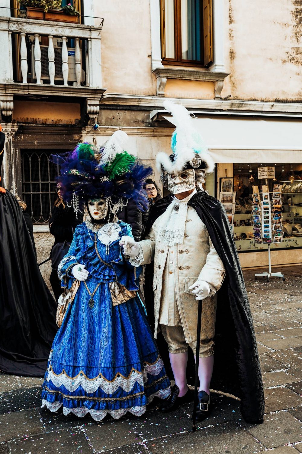 Venetian Cosutmes in Cannaregeio at Carnival Celebrations
