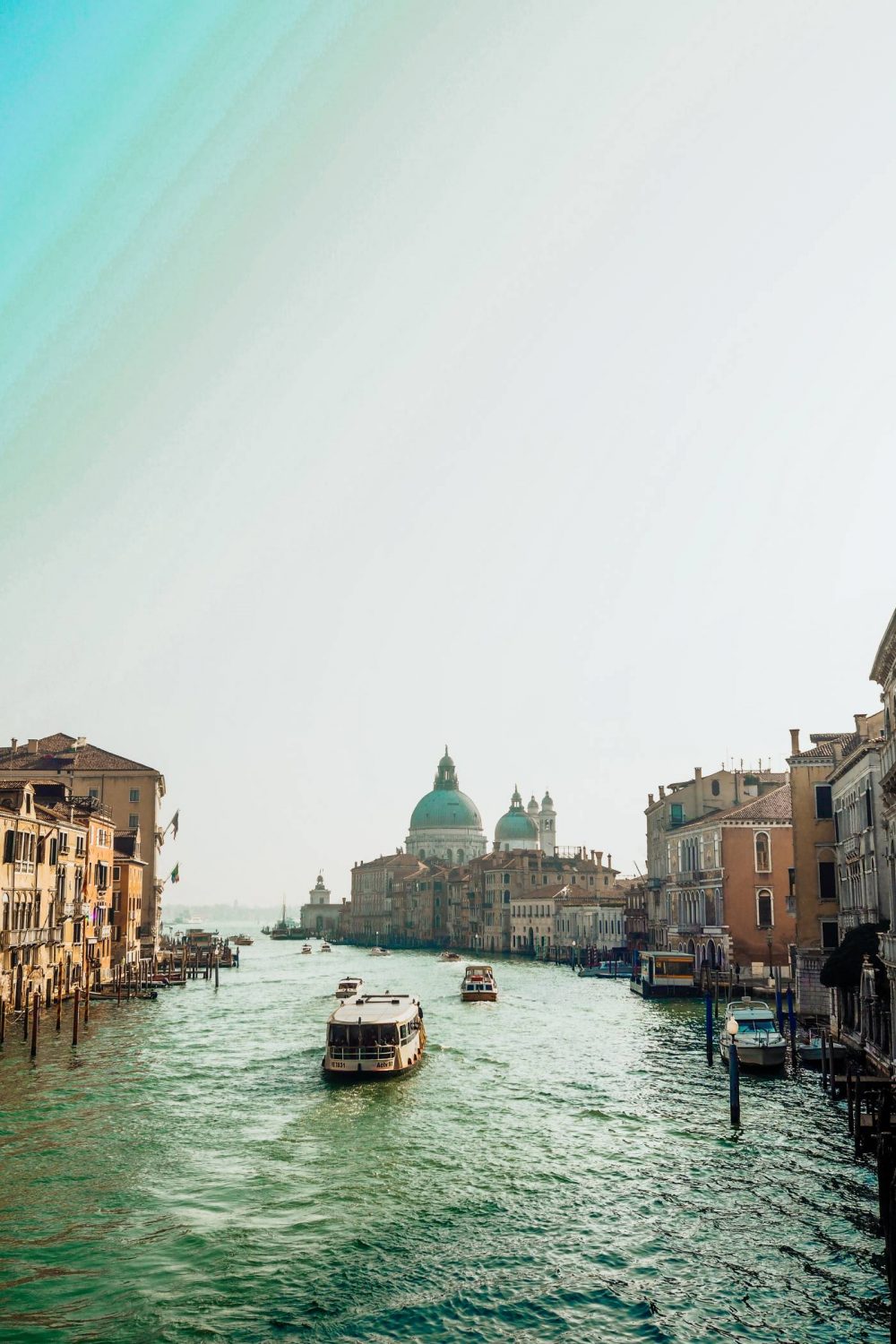View from Ponte Dell Accademia over the Grand Canal, Venice