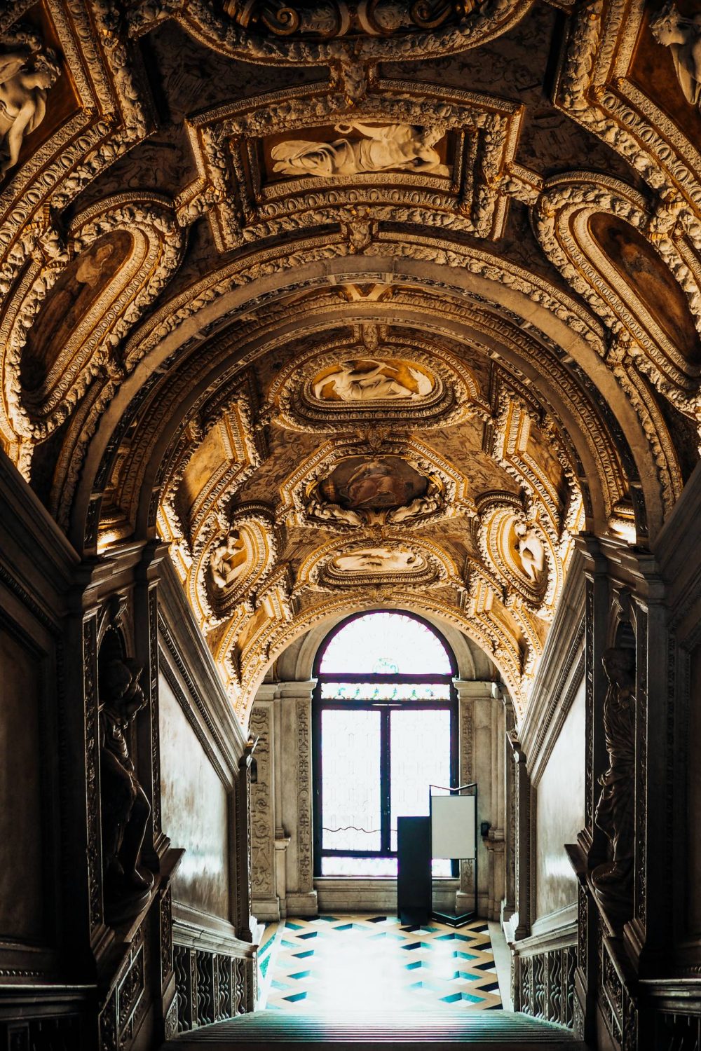 The Golden Staircase in Palazzo Ducale